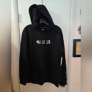 Vans Men’s Black Logo Hoodie - Black